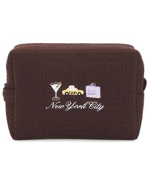 Abode New York City Waffle Pouch - Brown