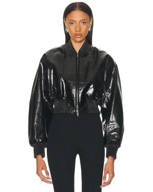 Stella McCartney Croco Bomber - Black
