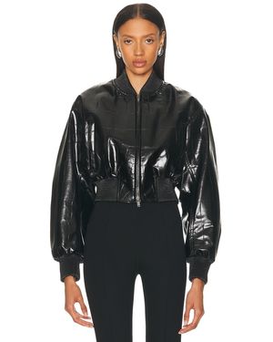 Stella McCartney Croco Bomber - Black