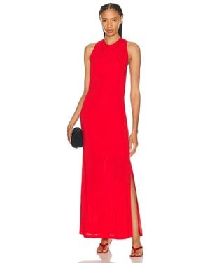 Helmut Lang Knot Dress - Red