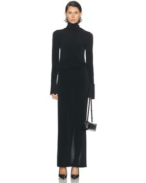 DARKPARK Filipa Cuff Long Sleeve Dress - Black