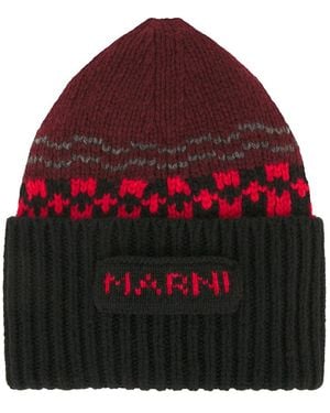 Marni Beanie Hats - Red