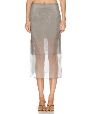 Brandon Maxwell Brett Pencil Skirt - Multicolor