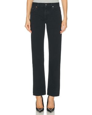 Saint Laurent Relaxed Straight Leg - Black