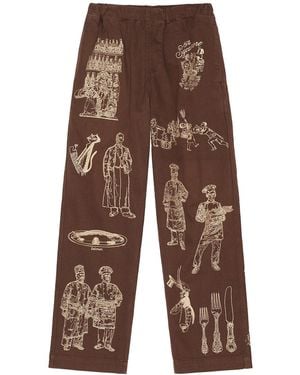 Samuel Zelig Restaurant Pant - Brown
