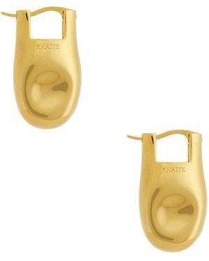KHAITE Keefe Resin Earrings - Metallic