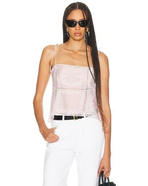 Helsa Handkerchief Camisole - White