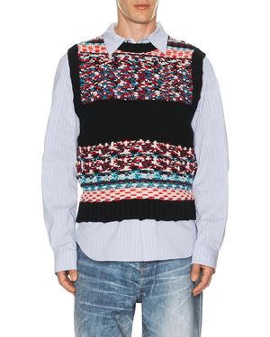 ANDERSSON BELL Nordic Crew Neck Vest - Gray
