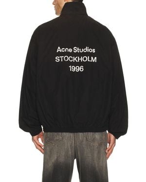 Acne Studios Olando Soft Cotton Poplin Jacket - Black