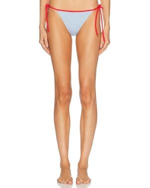 Solid & Striped The Iris Bikini Bottom - Blue
