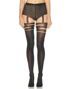 Wolford Infinite Wrap Tights - Black