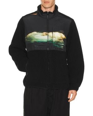 Undercover Drowned Martyr Polartec Boa Fleece Jacket - Black
