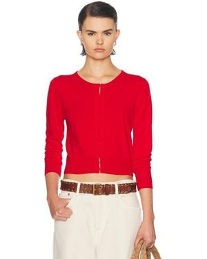 Brandon Maxwell Ellery Shrunken Cardigan - Red