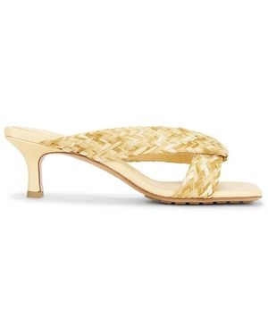 Bottega Veneta Riva Mule Sandal - Metallic