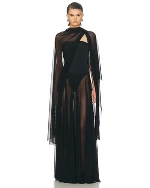 Norma Kamali Wrap Shawl - Black