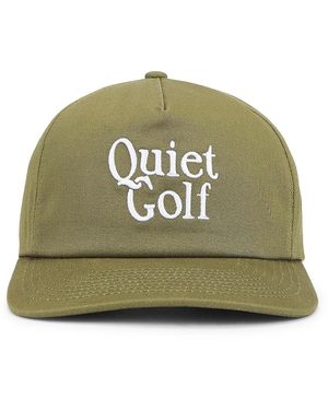 Quiet Golf Heritage 5 Panel Hat - Green