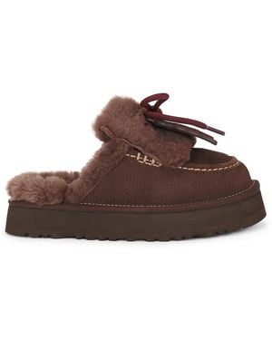 UGG Disquette Heritage Slipper - Brown