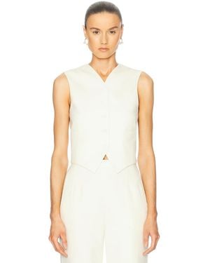 Bode Mohair Waistcoat - White