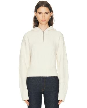 Helmut Lang Balaclava Hoodie - White