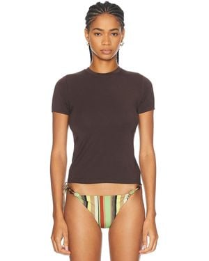 SIR. Leah Fitted Top - Brown