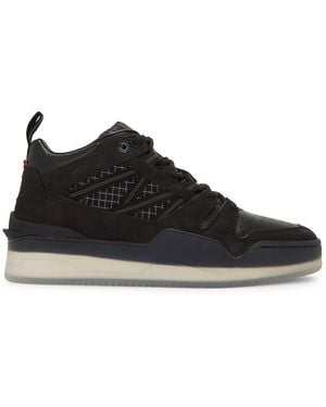 Moncler Pivot Mid High Top Sneakers - Black
