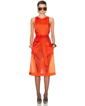 Saint Laurent Nylon Dress - Red