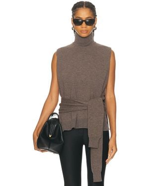 Rohe Double Layered Top - Brown