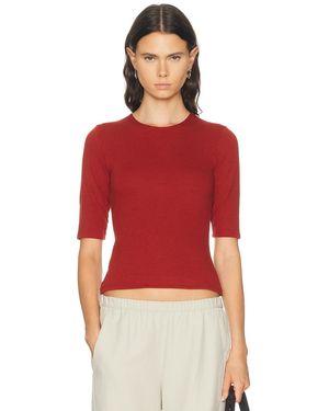 Leset Lauren Mid Sleeve Tee - Red