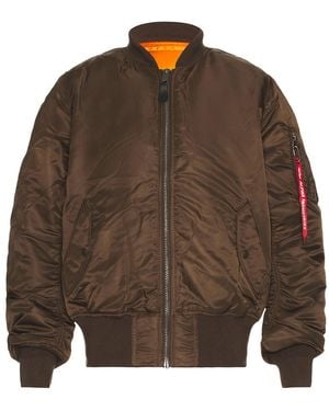 Alpha Industries Alpha Ma-1 Flight Jacket - Brown