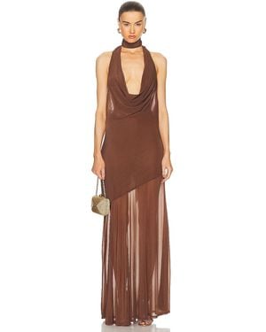 LPA Estelle Maxi Dress - Brown