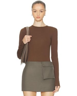 Entire studios Long Sleeve Bodysuit - Brown