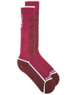 Comme Si The Ski Sock - Red