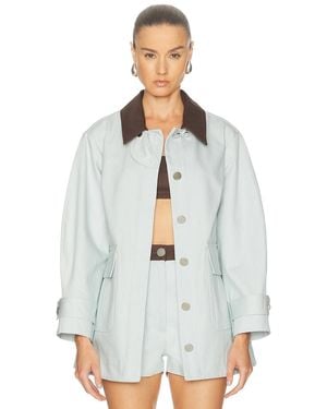 Matthew Bruch Cargo Barn Jacket - White