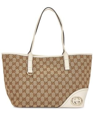 Gucci New Britt Tote Bag - Brown