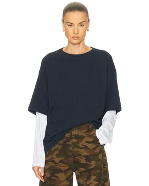 GRLFRND Layered Long Sleeve Tee - Blue