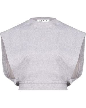 Alaïa Alaïa Alaϊa Crop Top - Multicolor