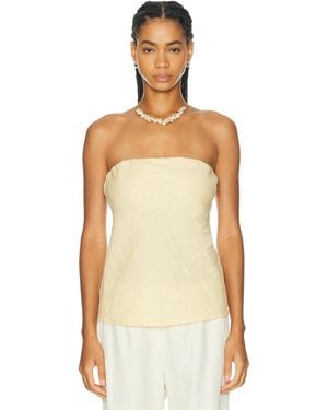 DONNI. The Linen Tube Top - Multicolor