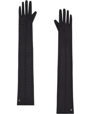 Handsome Stockholm Mesh Long Gloves - Black