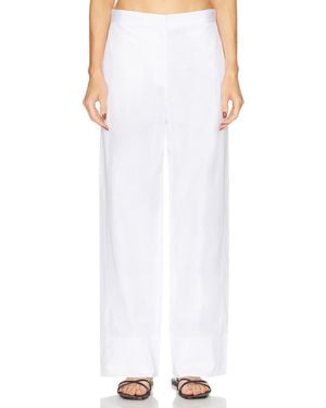 TOTEME Twisted Seam Trouser - White