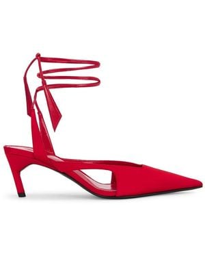 The Attico Diane 55Mm Slingback Heel - Red