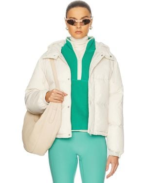 Sporty & Rich Running Hooded Down Jacket - Green