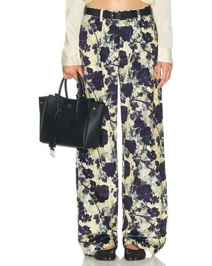 R13 Double Pleat Trouser - Multicolor