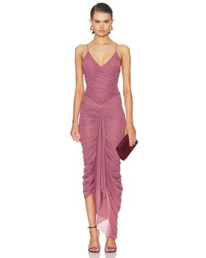 Maygel Coronel Mater Dress - Red