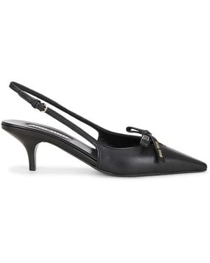 Miu Miu Nappa Bow Slingback Pump - Black
