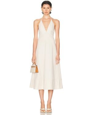 L'academie 'Academie By Marianna Emi Midi Dress - White