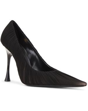 【Saint Laurent】DOVILLE PUMP 75MM◆8101219QNAO Saint Laurent Doville Pump in Brown | Lyst