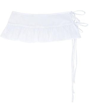 Deiji Studios Flounce Belt - White