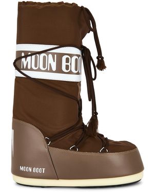 Moon Boot Icon Nylon Boot - Brown