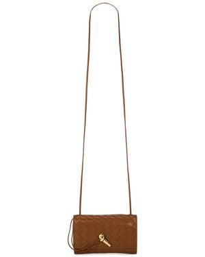 Bottega Veneta Andiamo Slim Pouch On Strap - White