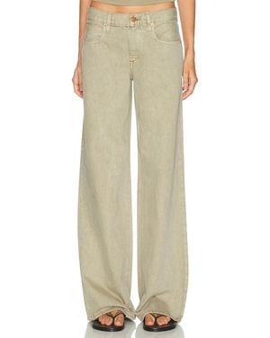 SLVRLAKE Denim Mica Wide Leg - Natural